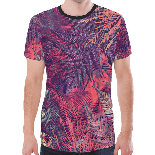 flowers New All Over Print T-shirt for Men (Model T45)