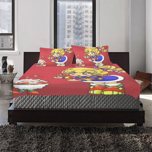 Rainbow bright 3-Piece Bedding Set