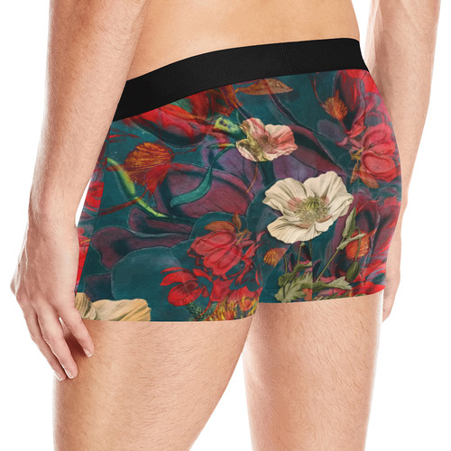 flora 3 Men's All Over Print Boxer Briefs (Model L10)