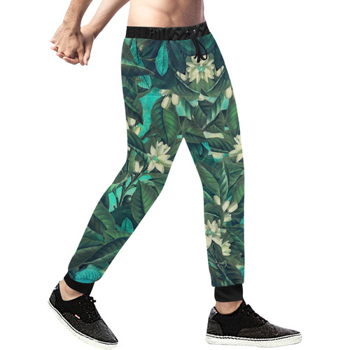 flowers Men's All Over Print Sweatpants (Model L11)