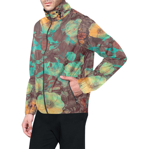 flowers Unisex All Over Print Windbreaker (Model H23)