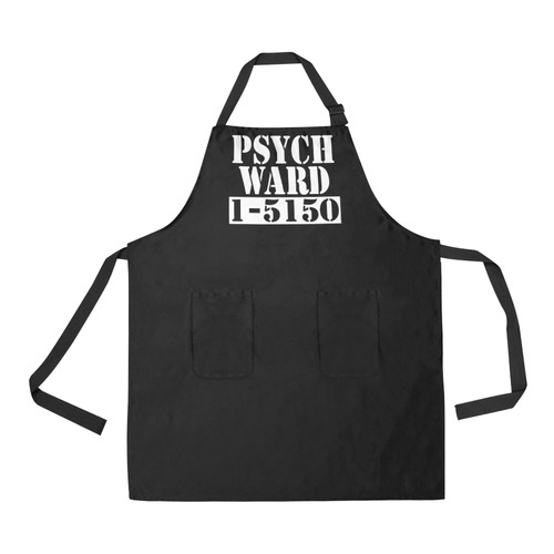 Halloween Costume Psych Ward All Over Print Apron