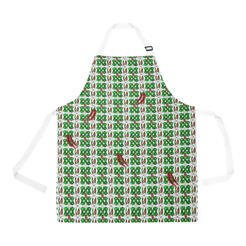 Red Chili Peppers All Over Print Apron