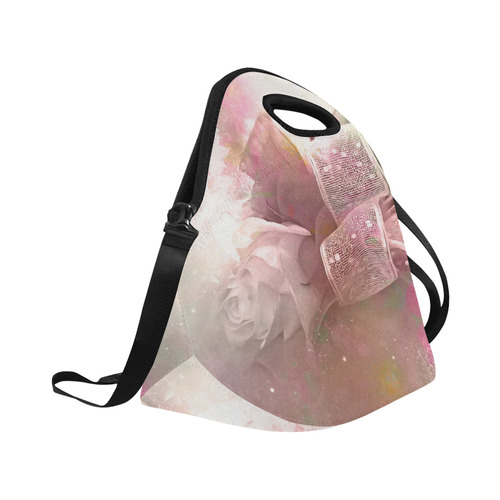 Beautiful soft roses Neoprene Lunch Bag/Large (Model 1669)