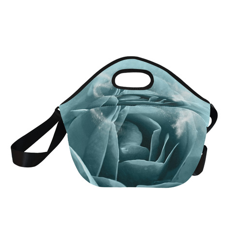 The blue rose Neoprene Lunch Bag/Large (Model 1669)