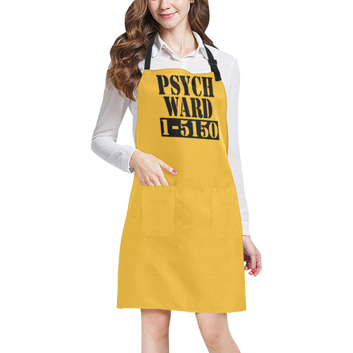 Halloween Psych Ward Costume All Over Print Apron