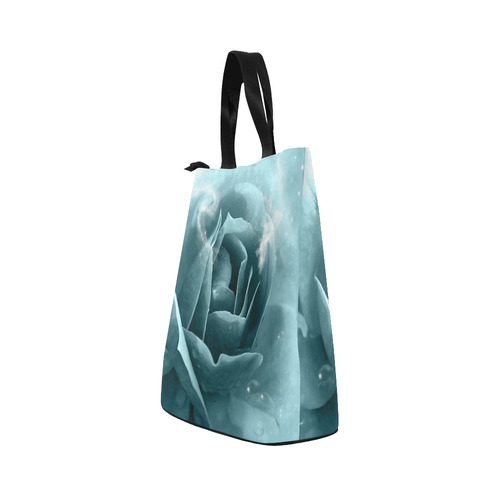 The blue rose Nylon Lunch Tote Bag (Model 1670)