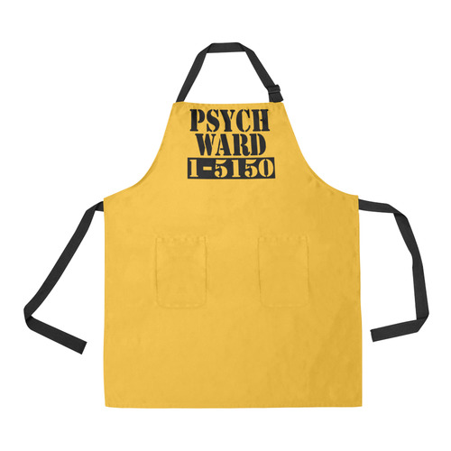 Halloween Psych Ward Costume All Over Print Apron