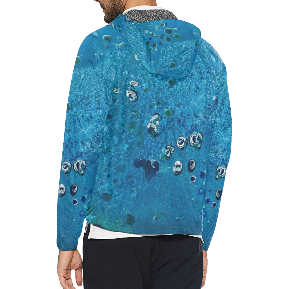 Scuba Diver Environmental Unisex All Over Print Windbreaker (Model H23