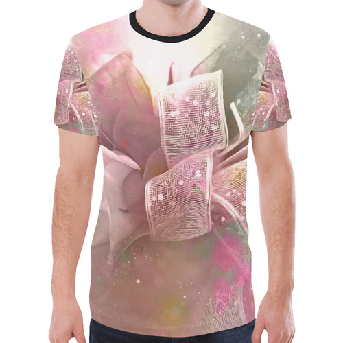 Beautiful soft roses New All Over Print T-shirt for Men (Model T45)