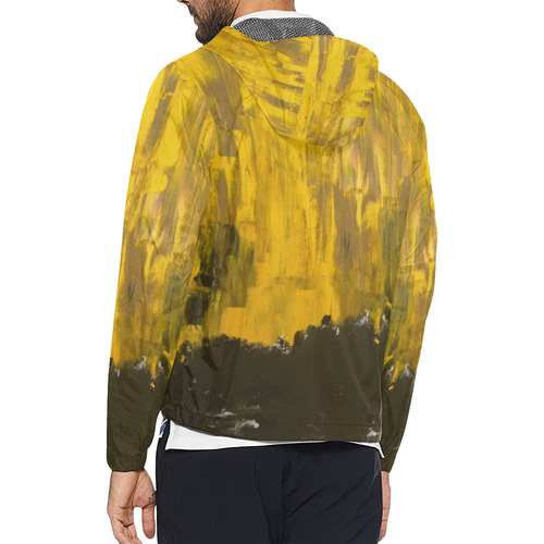 Golden Dream Unisex All Over Print Windbreaker (Model H23)