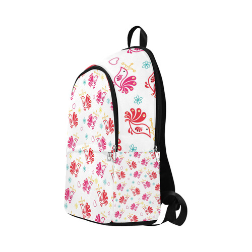 Cute Floral Birds Pattern Fabric Backpack for Adult (Model 1659)