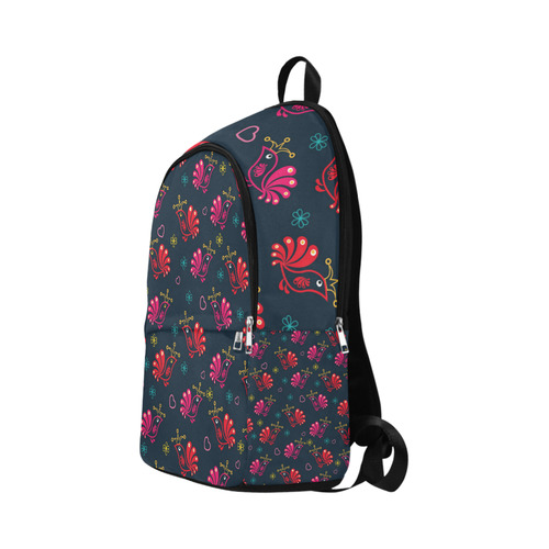 Cute Floral Birds Pattern Fabric Backpack for Adult (Model 1659)