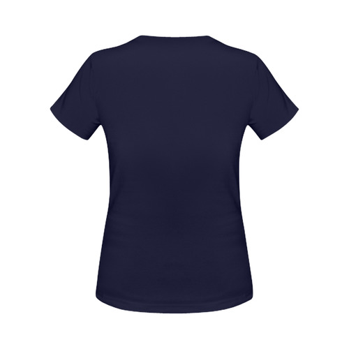 90s Girl Retro Navy tee Women's Classic T-Shirt (Model T17）