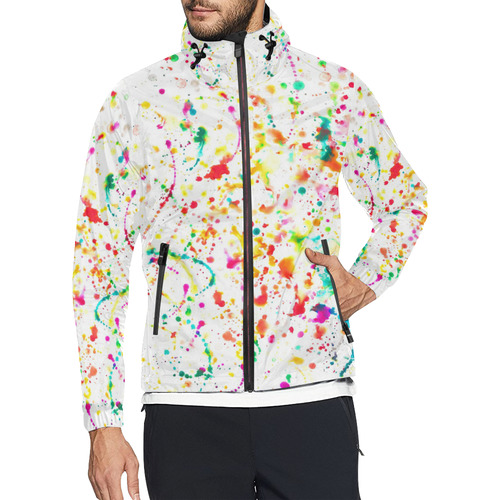 Sunday Splatter Unisex All Over Print Windbreaker (Model H23)