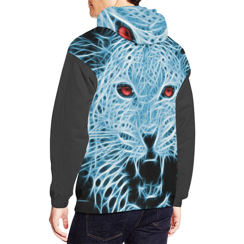 Jagged Out All Over Print Hoodie for Men/Large Size (USA Size) (Model H13)