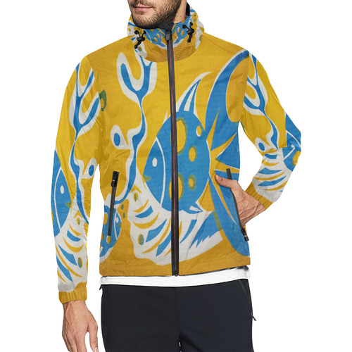 GOLDFISH Unisex All Over Print Windbreaker (Model H23)