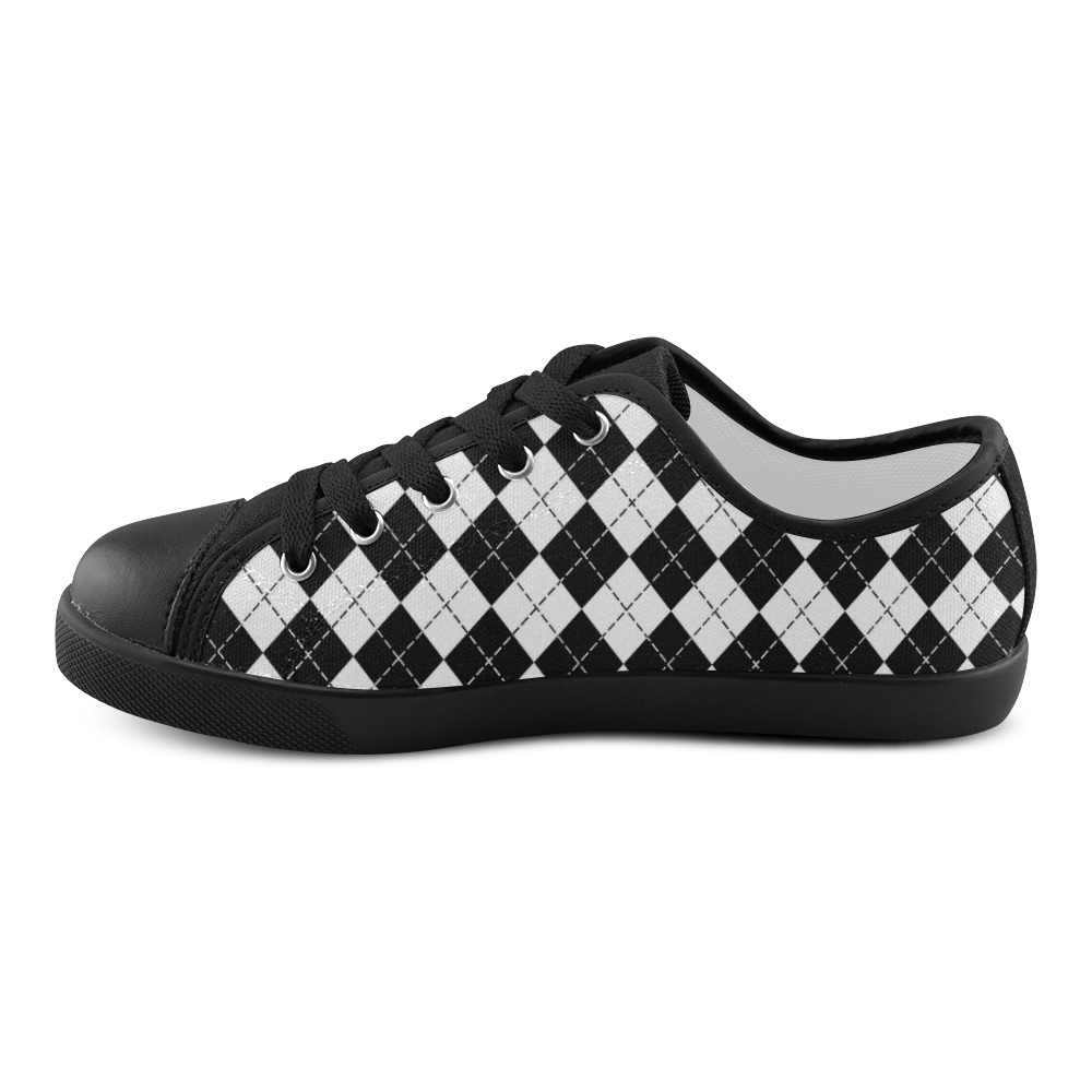 Black and White Argyle 