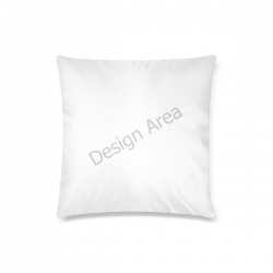 Custom Pillow Case 16"x16"  (One Side Printing) No Zipper