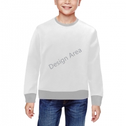 All Over Print Crewneck Sweatshirt for Kids (Model H29)