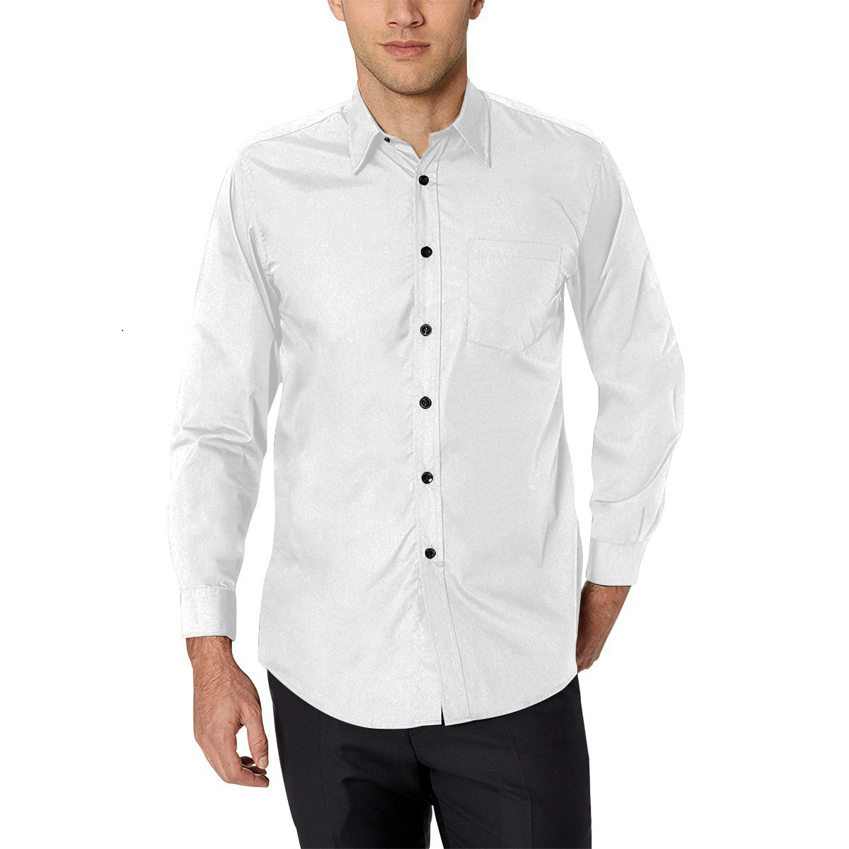 Men's All Over Print Casual Dress Shirt (Model T61)