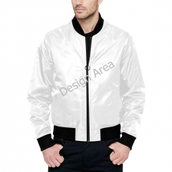All Over Print Quilted Bomber Jacket for Men (Model H33)