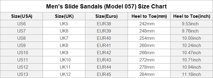 Men XYZ Slides Red Logo Men’s Slide Sandals (Model 057)