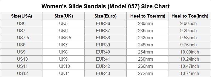 Women XYZ Slides White Women’s Slide Sandals (Model 057)