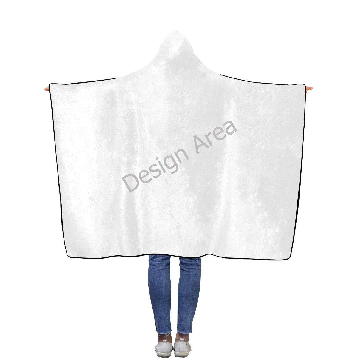 Flannel Hooded Blanket 50''x60''