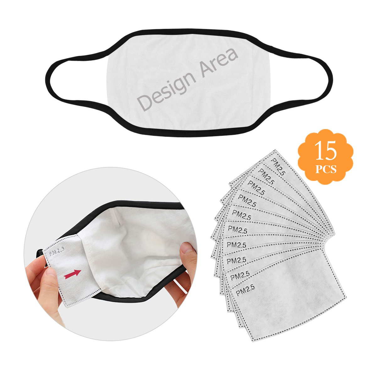 Mouth Mask (15 Filters Included) (Non-medical Products)