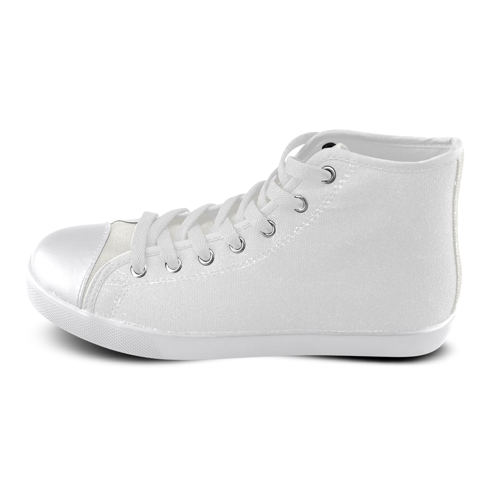 Custom High-Top Lace-up Canvas Shoes for Women