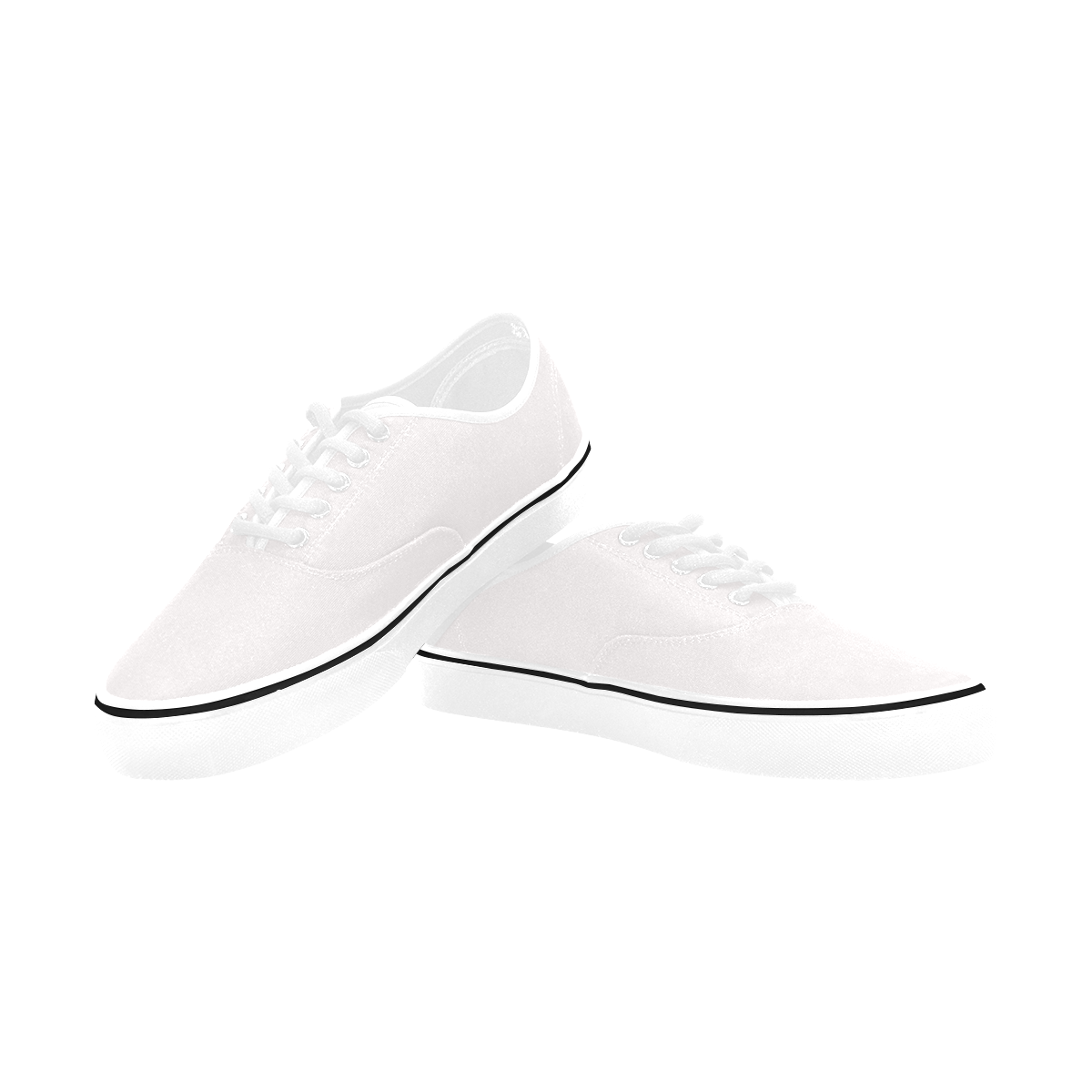 Classic Men's Canvas Low Top Shoes/Large (Model E001-4)