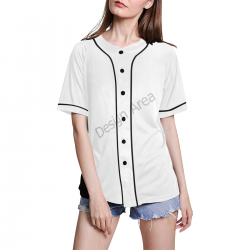 All Over Print Baseball Jersey for Women (Model T50)