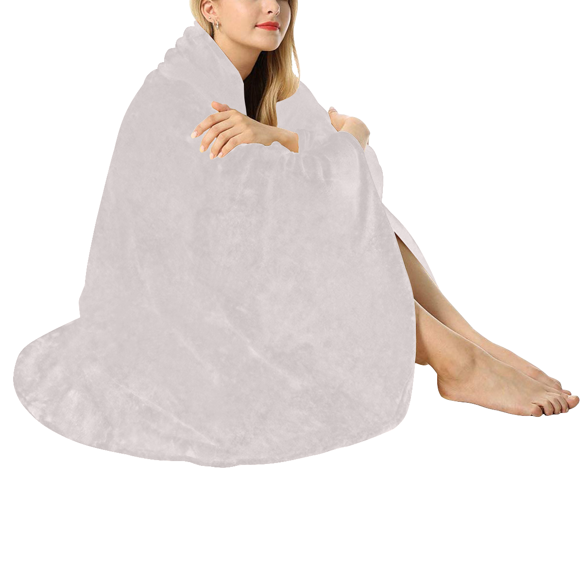 Circular Ultra-Soft Micro Fleece Blanket 47"