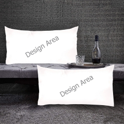 Custom Pillow Case 20"x 36" (One Side) (Set of 2)