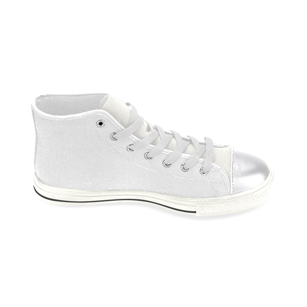 Women's Classic High Top Canvas Shoes (Model 017)