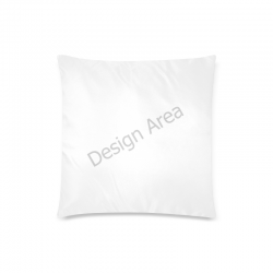 Custom Zippered Pillow Case 18"x18" (one side)