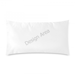 Custom Rectangle Pillow Case 20"x36" (one side)