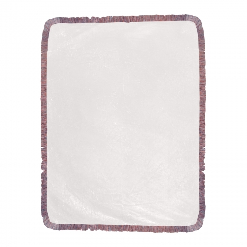 UltraSoft Fringe Blanket 60"x80" (Mixed Pink)