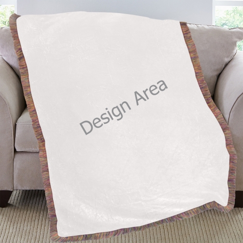 Ultra-Soft Fringe Blanket 60"x80" (Mixed Green)