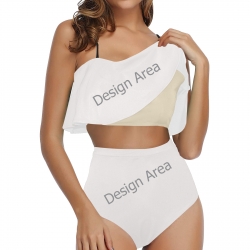 High Waisted Ruffle Bikini Set (Model S13)