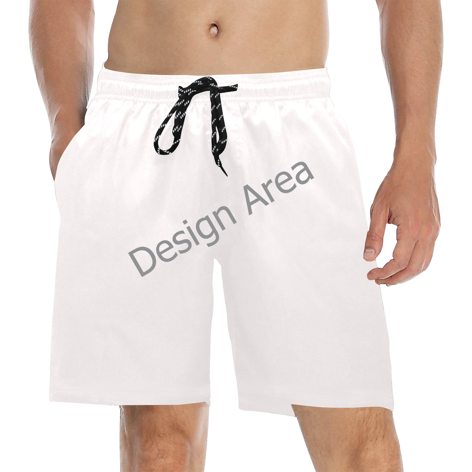 Men's Mid-Length Beach Shorts (Model L51)