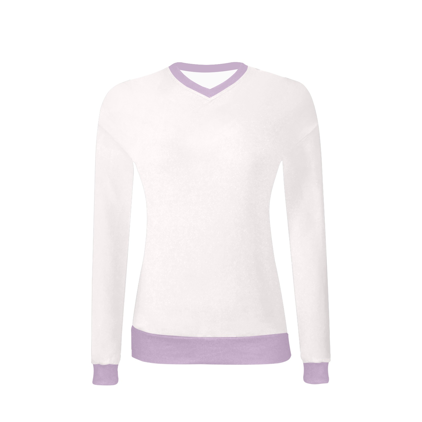 Women's All Over Print V-Neck Sweater (Model H48)
