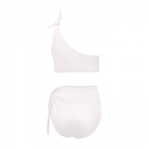 High Waisted One Shoulder Bikini Set (Model S16)