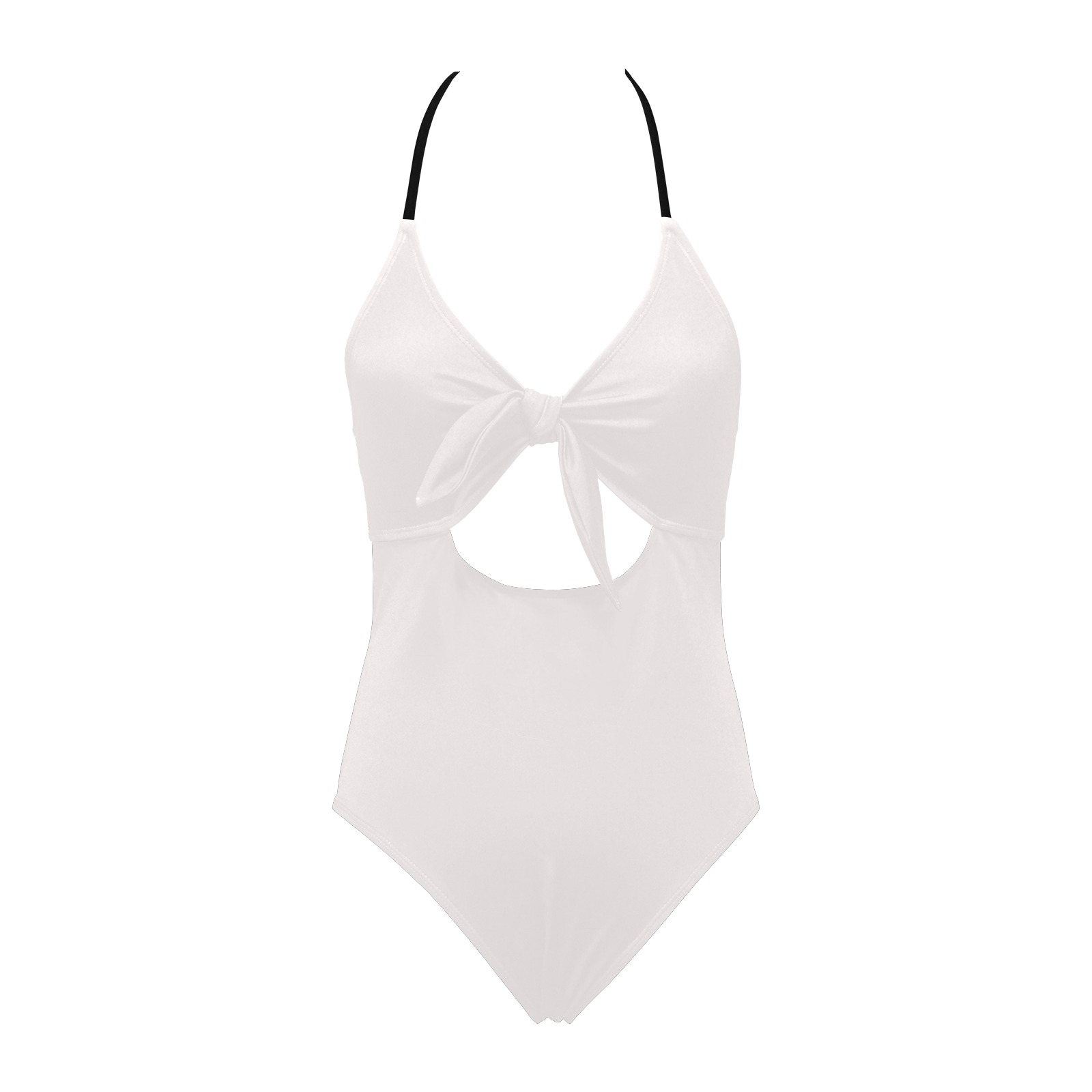 Backless Hollow Out Bow Tie Swimsuit (Model S17)