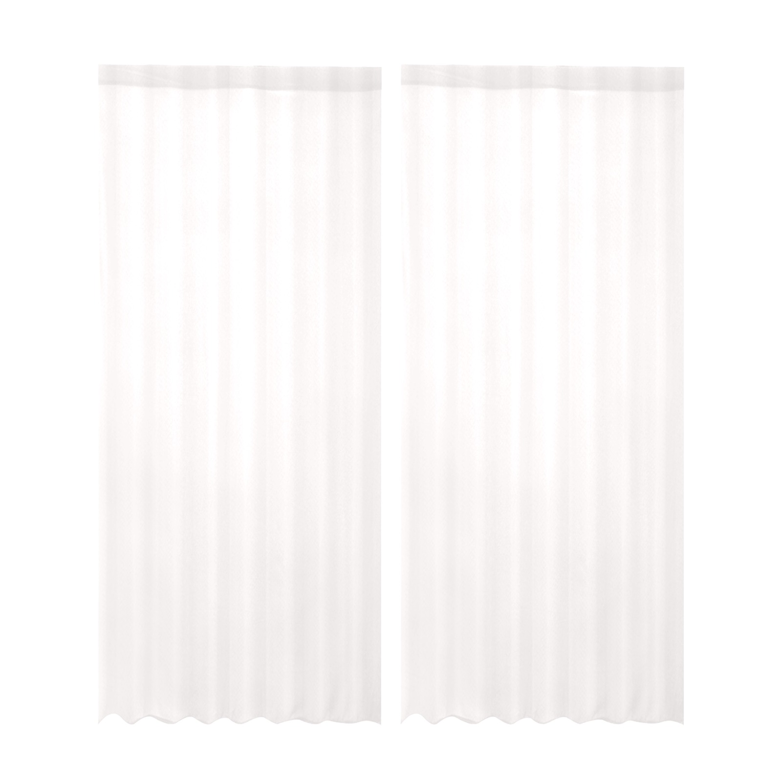Gauze Curtain 28"x84" (Two-Piece)