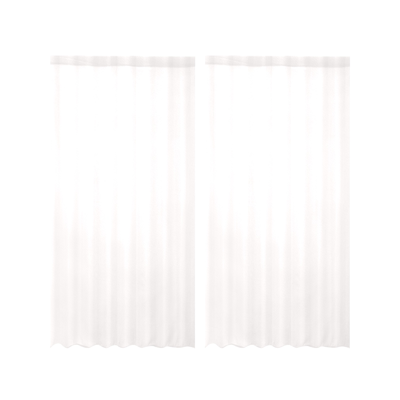 Gauze Curtain 28"x95" (Two-Piece)