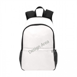 Fabric Backpack with Side Mesh Pockets (Model 1659)