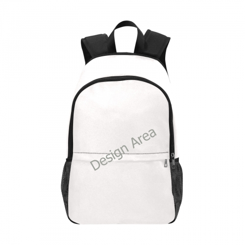 Fabric Backpack with Side Mesh Pockets (Model 1659)