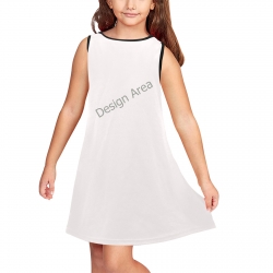 Girls' Sleeveless Dress (Model D58)